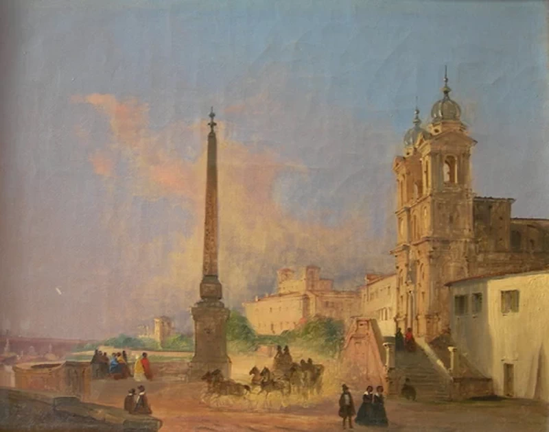 Veduta di Trinità dei Monti